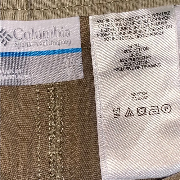 Columbia Roc Short Sz 38 8 inch inseam - Picture 2 of 4